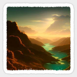 Eldritch Dreamscapes (20) - Fantasy Landscapes Sticker
